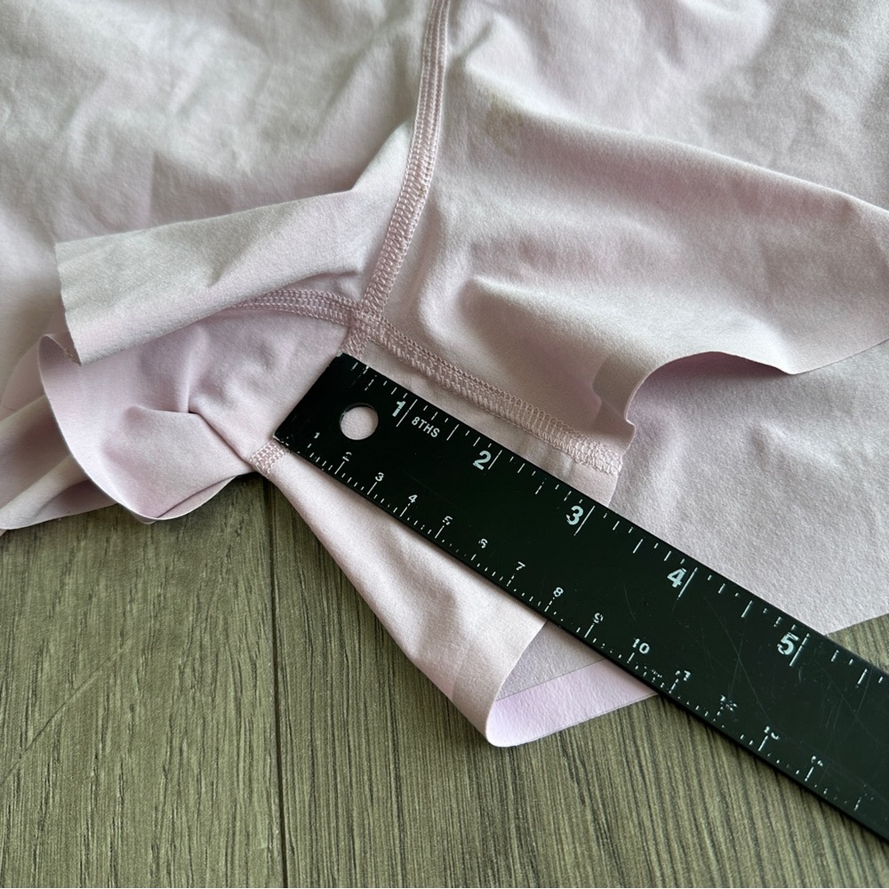 LULULEMON SHORTS Blush Pink Find your Pace 3 Inch - Picture 8 of 11